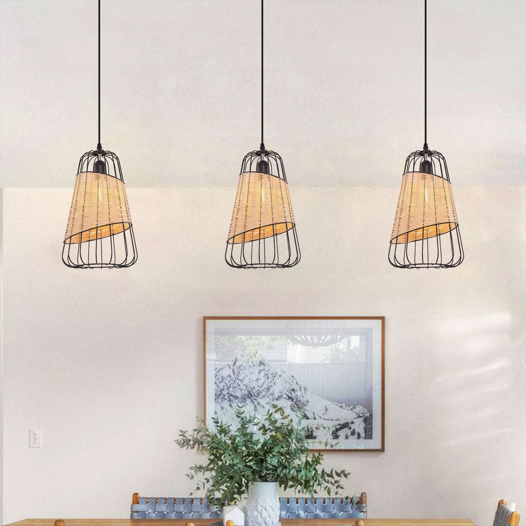 Glyph-Lightsin Lantern-Inspired Rattan Ceiling Light for Cozy Natural Elegance