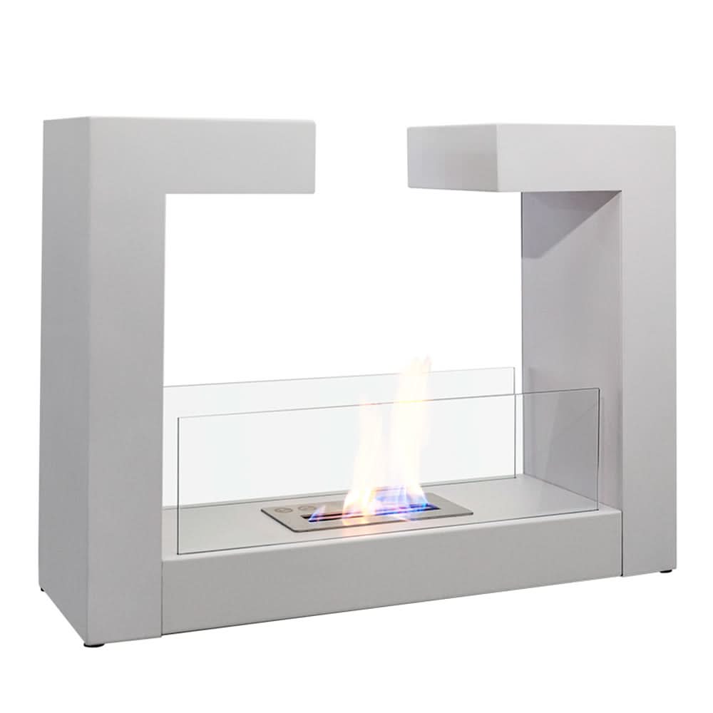 78cm W Bio-Ethanol Fireplace Freestanding Heater Real Fire