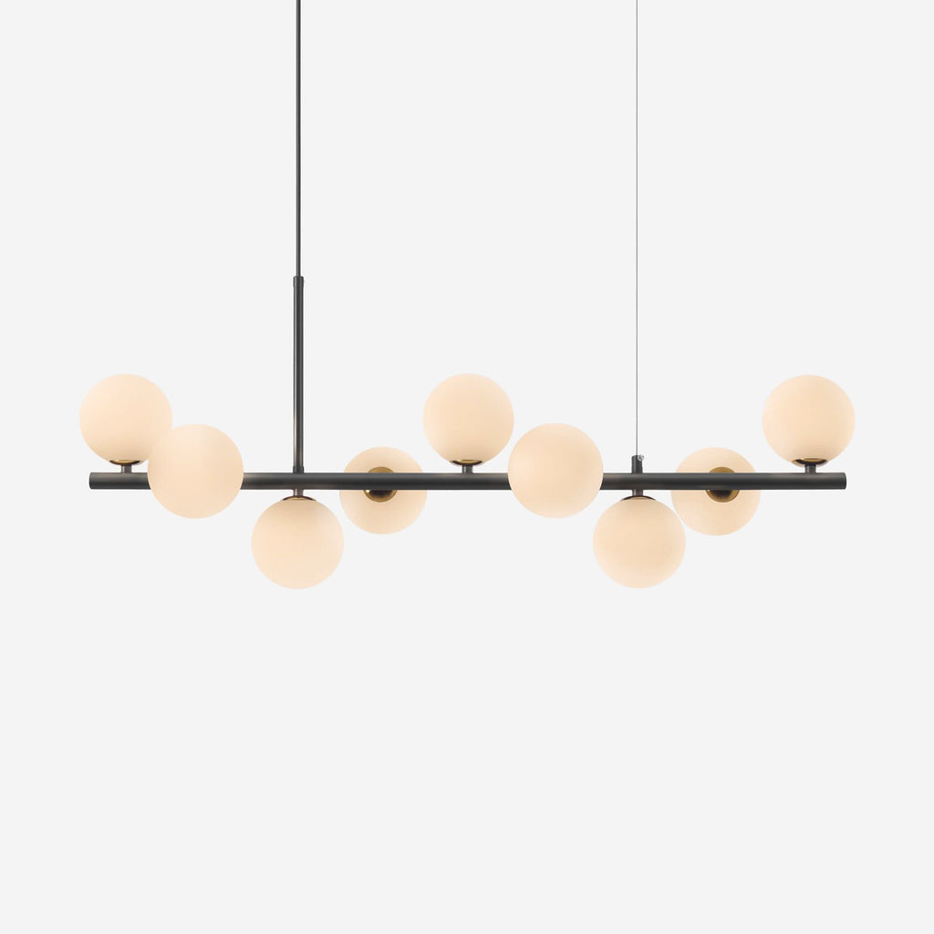 Lightsin Cumulus - Modern Metal Chandelier with LED White Shade