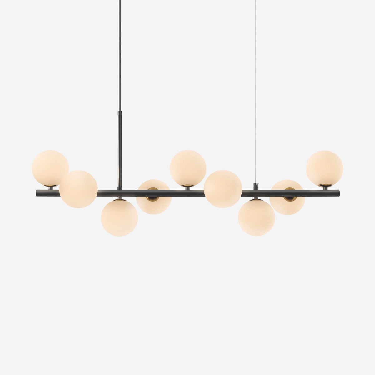Lightsin Cumulus - Modern Metal Chandelier with LED White Shade