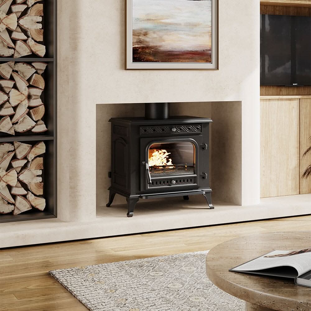 Victorian Cast Iron Fireplace Insert | DEFRA Approved for UK Smoke Control Areas