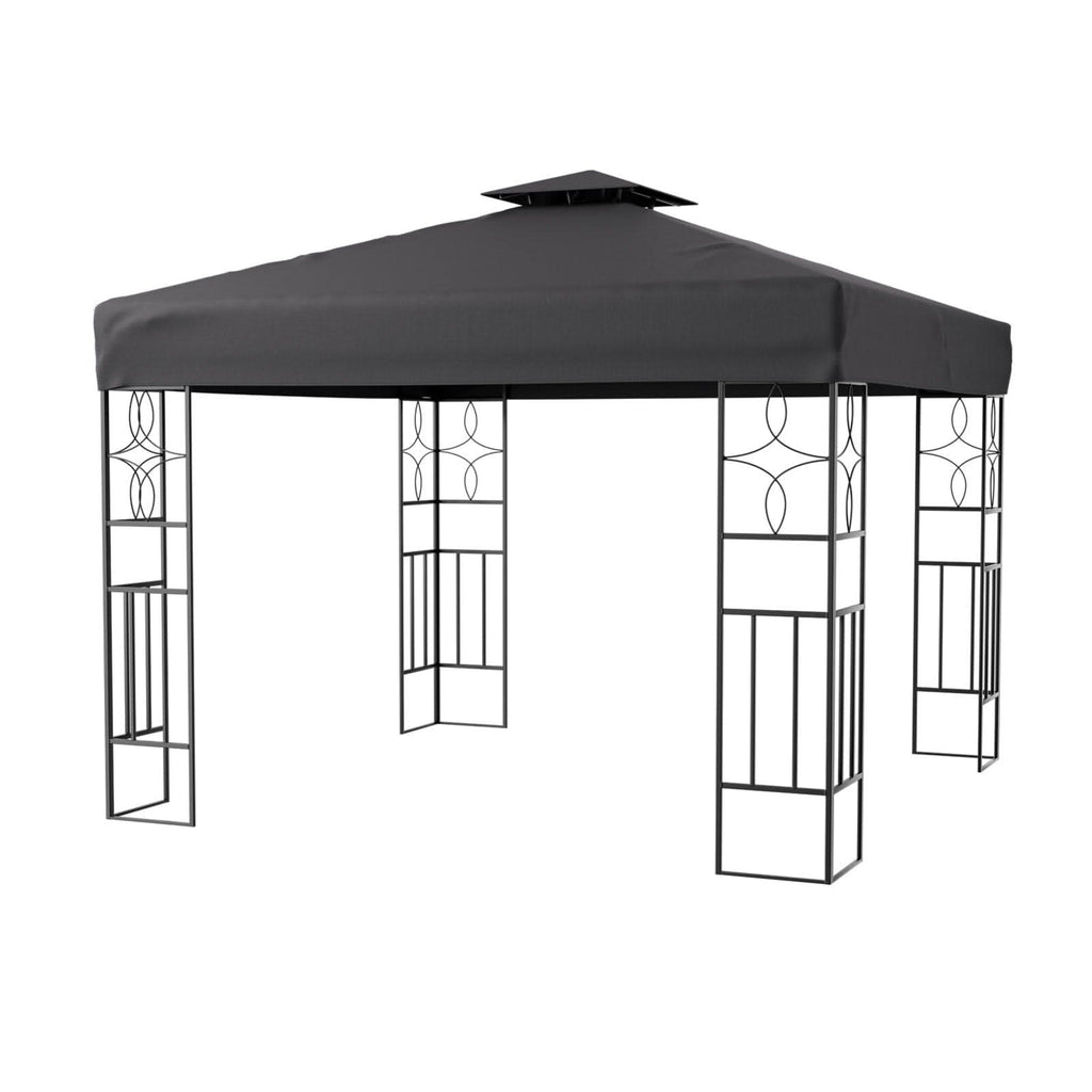 9ft Steel Outdoor Pergola with Minimalist Design