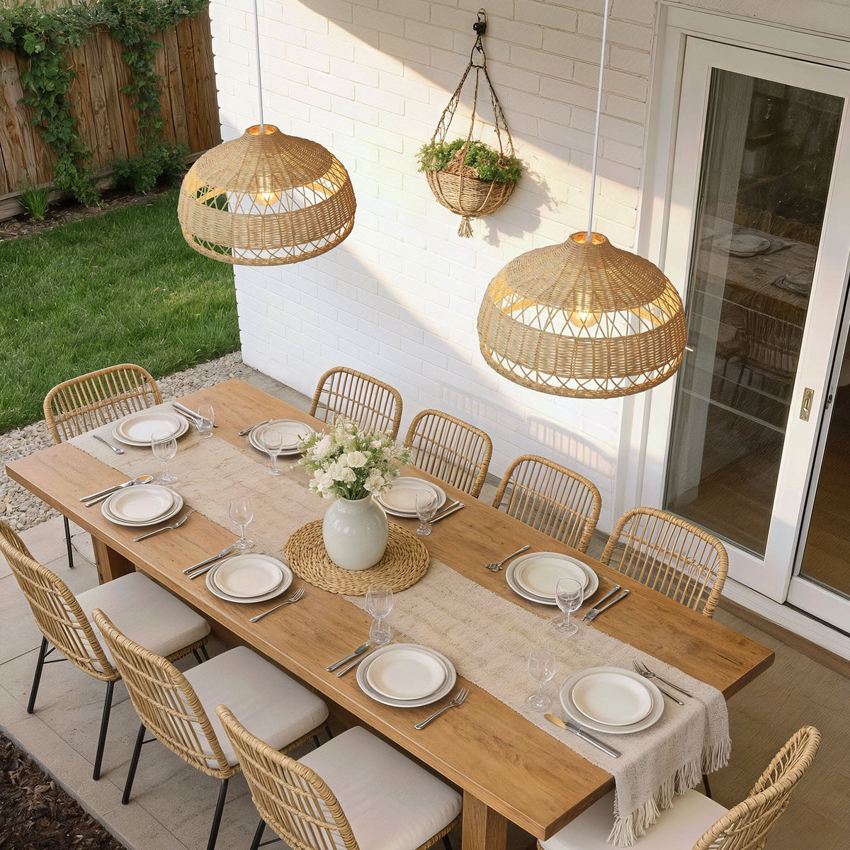 Lightsin Cella-Minimalist Bamboo Cone Ceiling Light