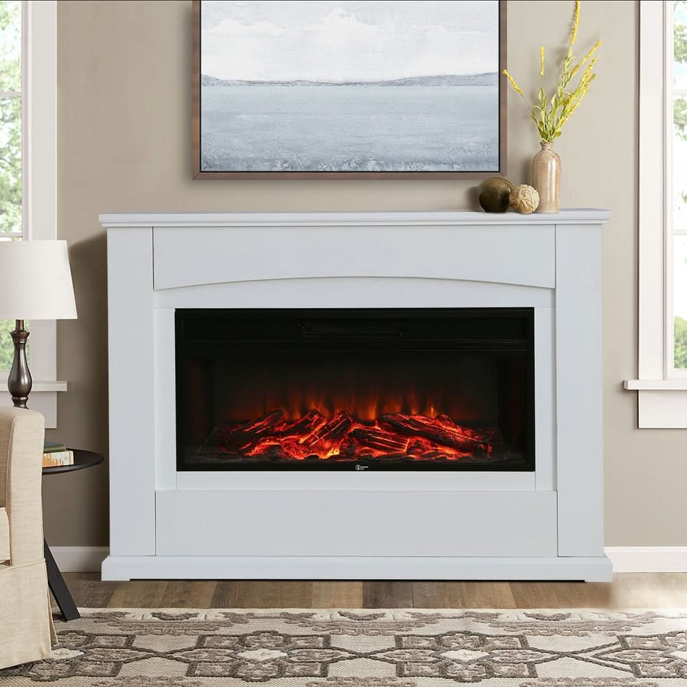 48 Inch Inset Electric Fireplace with LCD Display Freestanding Fireplaces