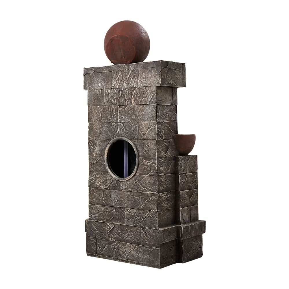 Outdoor Garden Water Feature with 2.4W Solar Water Pump