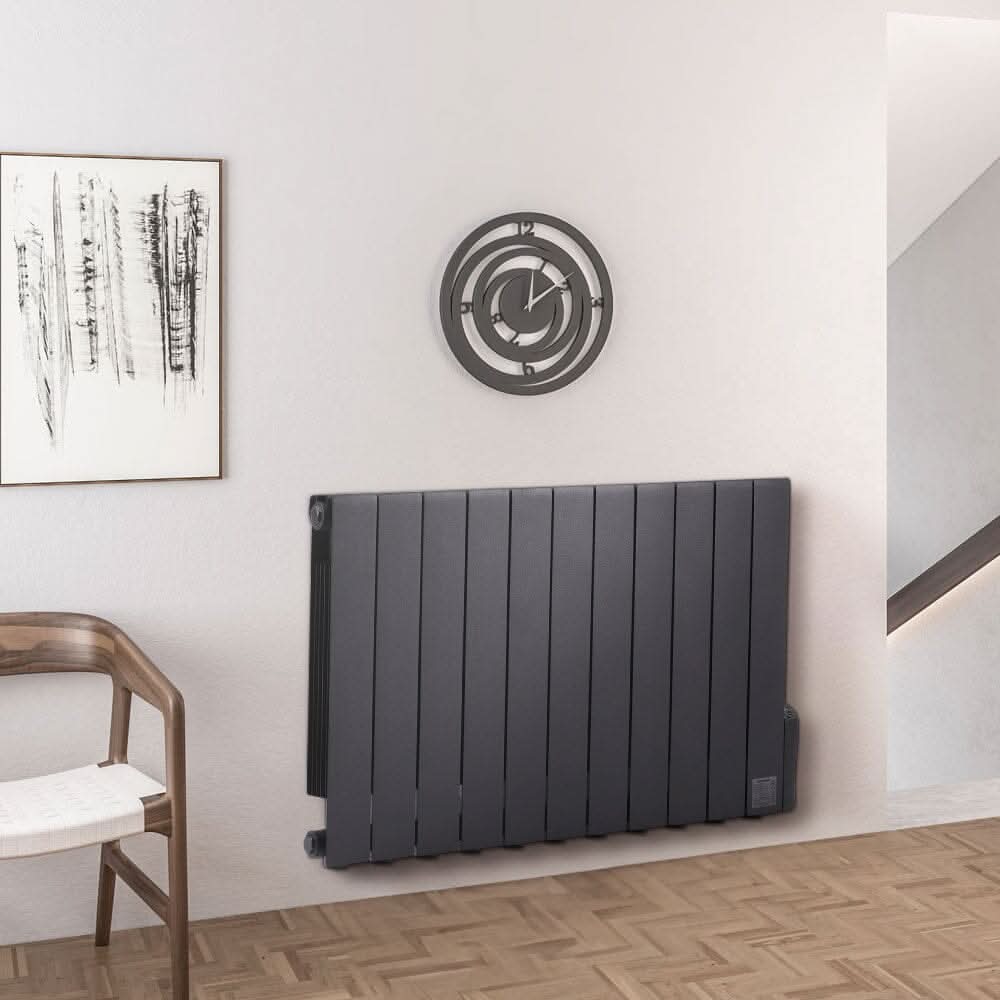 69-101 W Oil Filled Space Heaters Electric Radiator Heater with LCD Thermostat