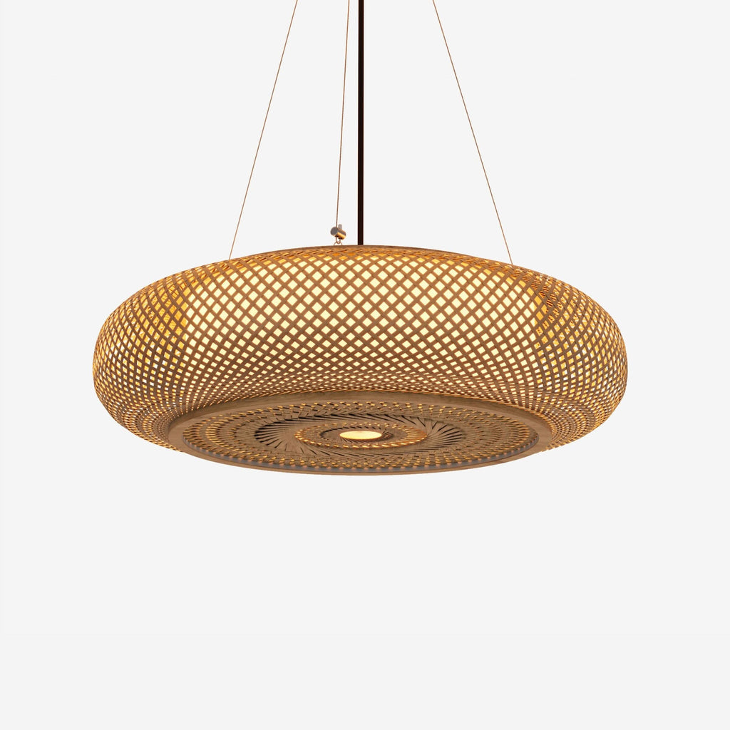 Lightsin Lutta-Natural Bamboo Pendant Light for Warm Ambiance Décor