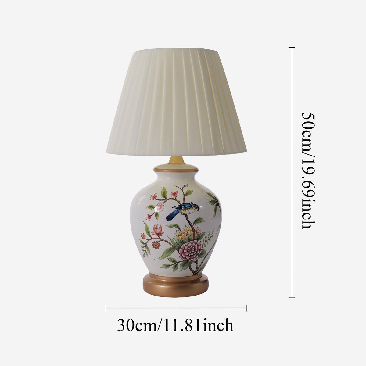 Lightsin Chinoiserie Hand-Painted Ceramic Table Lamp Collection