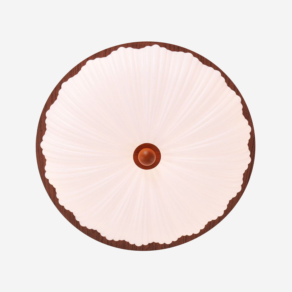 Walnut Pattern Acrylic Ceiling Light | Colour-Changing Flush Mount