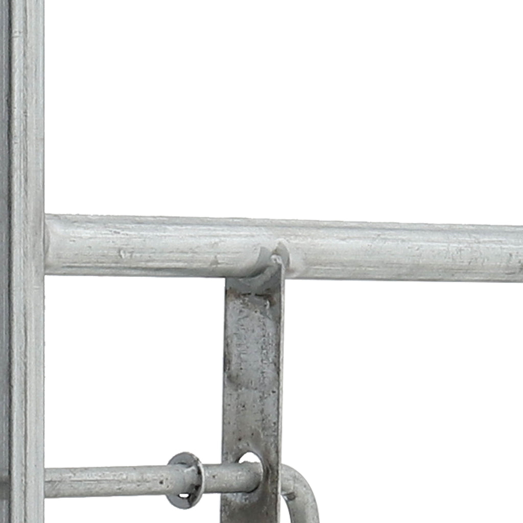 4-12FT Durable Galvanized Metal Field Gate