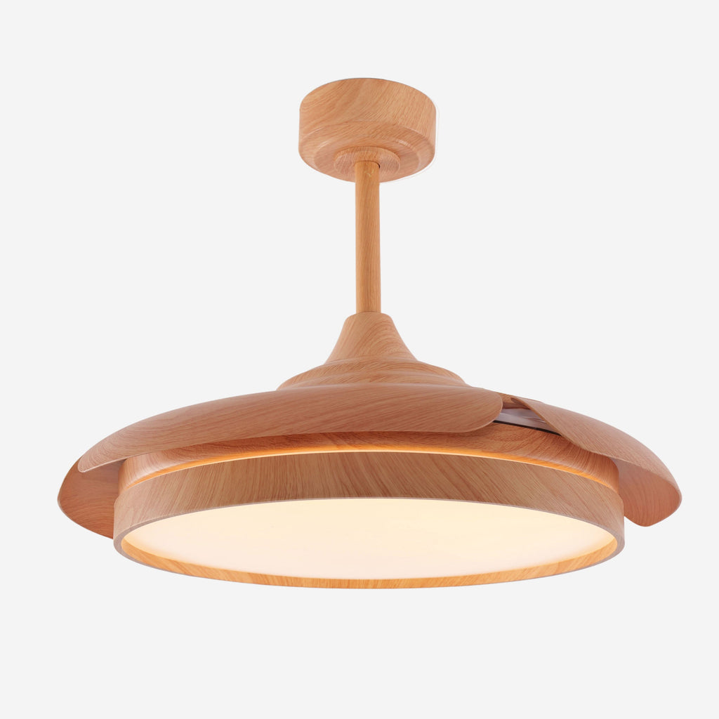 Lightsin Elegant Contemporary Ceiling Fan Light Featuring Soft LED Illumination