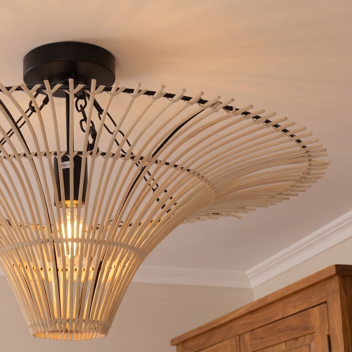 Lightsin Flying Saucer-Shaped Ceiling Light for Dining Room & Kitchen Island, 60-120cm