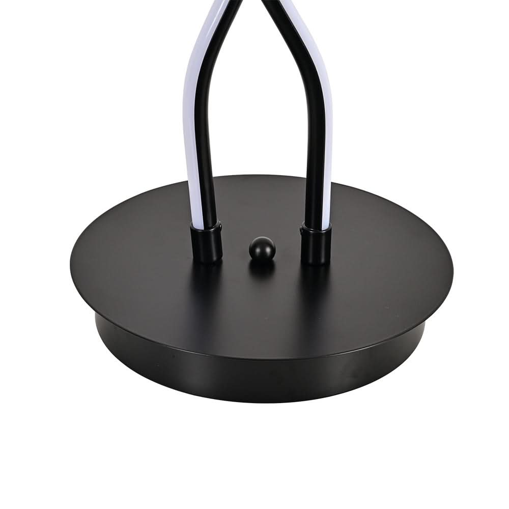 LED Floor Lamp Creative Standing Lamp with 2 Swirling Tubes