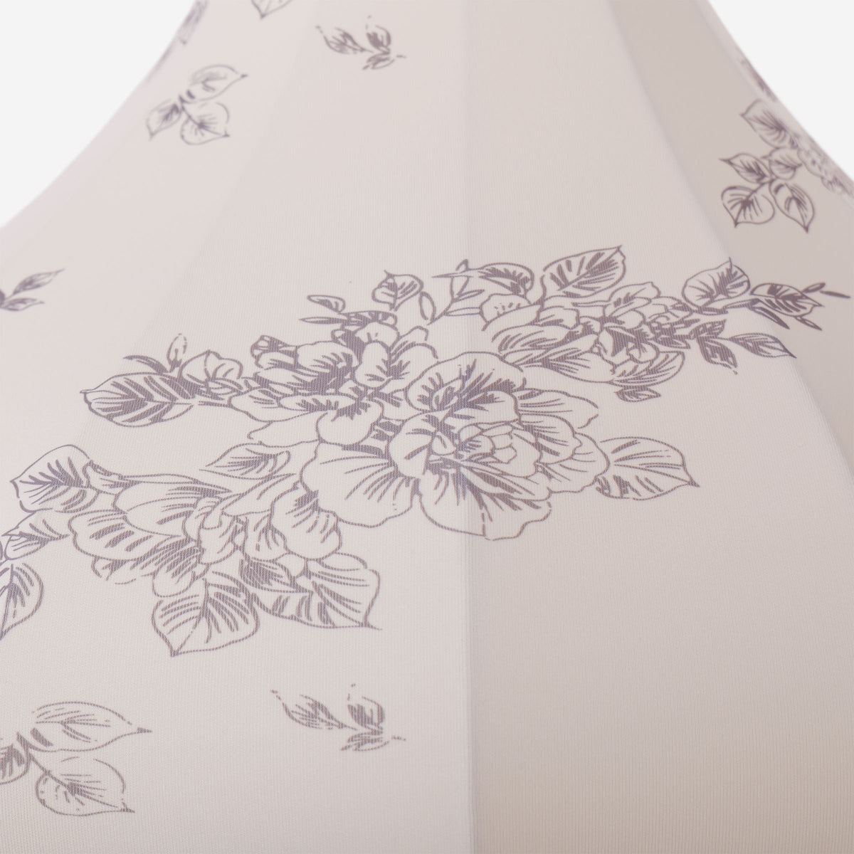 Yellow Floral Fabric Pendant Light | Adjustable E27 Ceiling Lamp