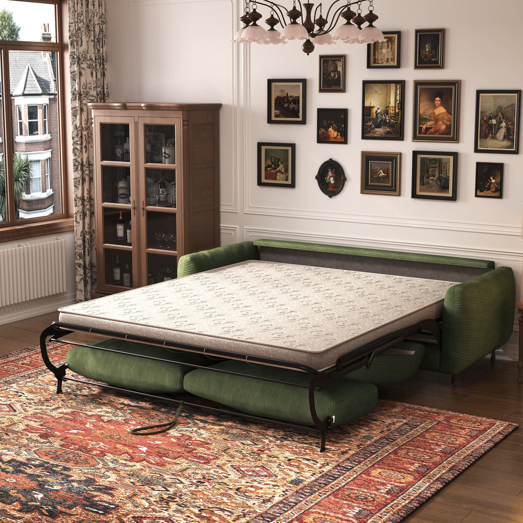 Cottonfy Small 2 Seater Sofa Bed Foldable Space Saving Sofa for UK Homes