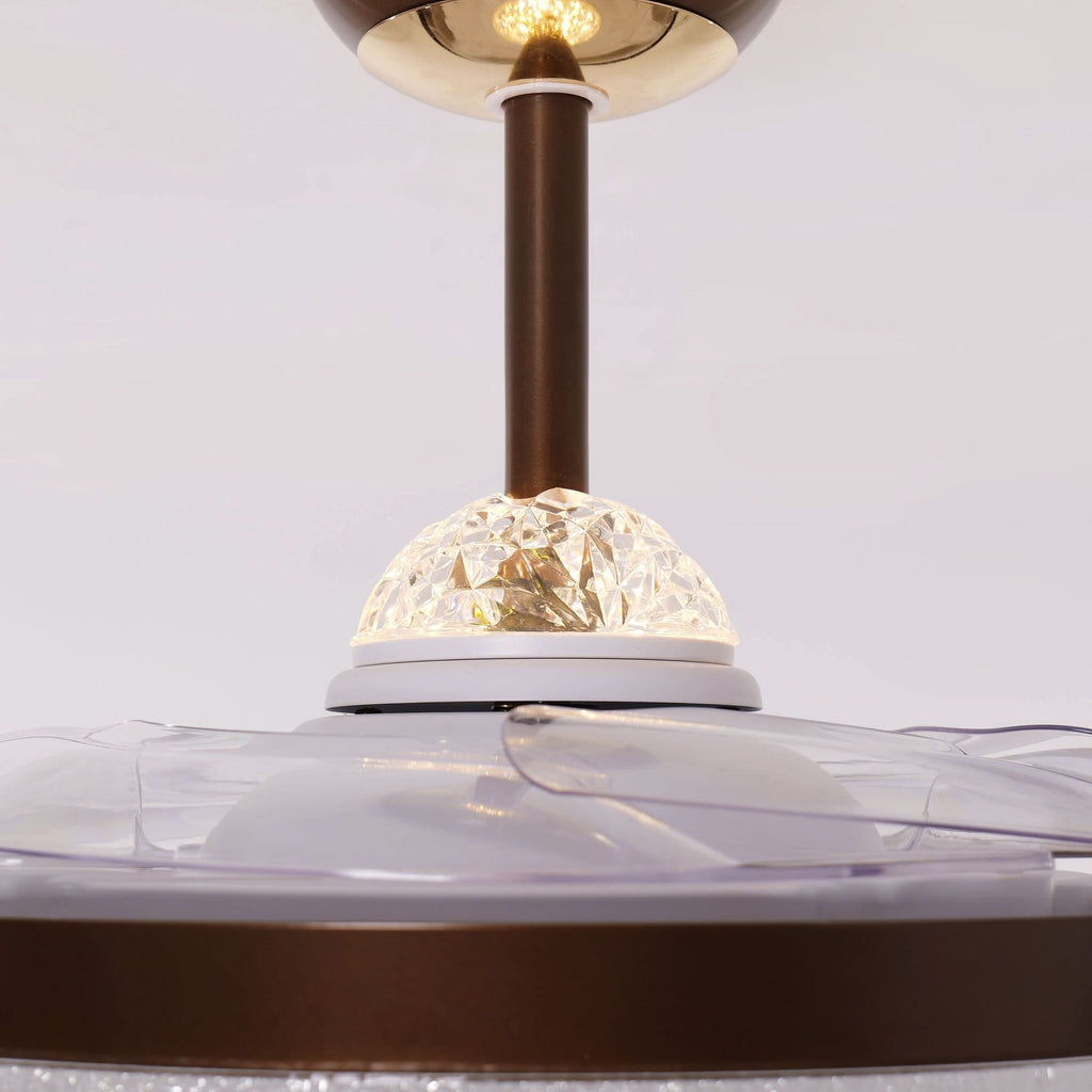 Lightsin 36 Inch Ceiling Fan with 6-Speed Remote and Reverse Motor