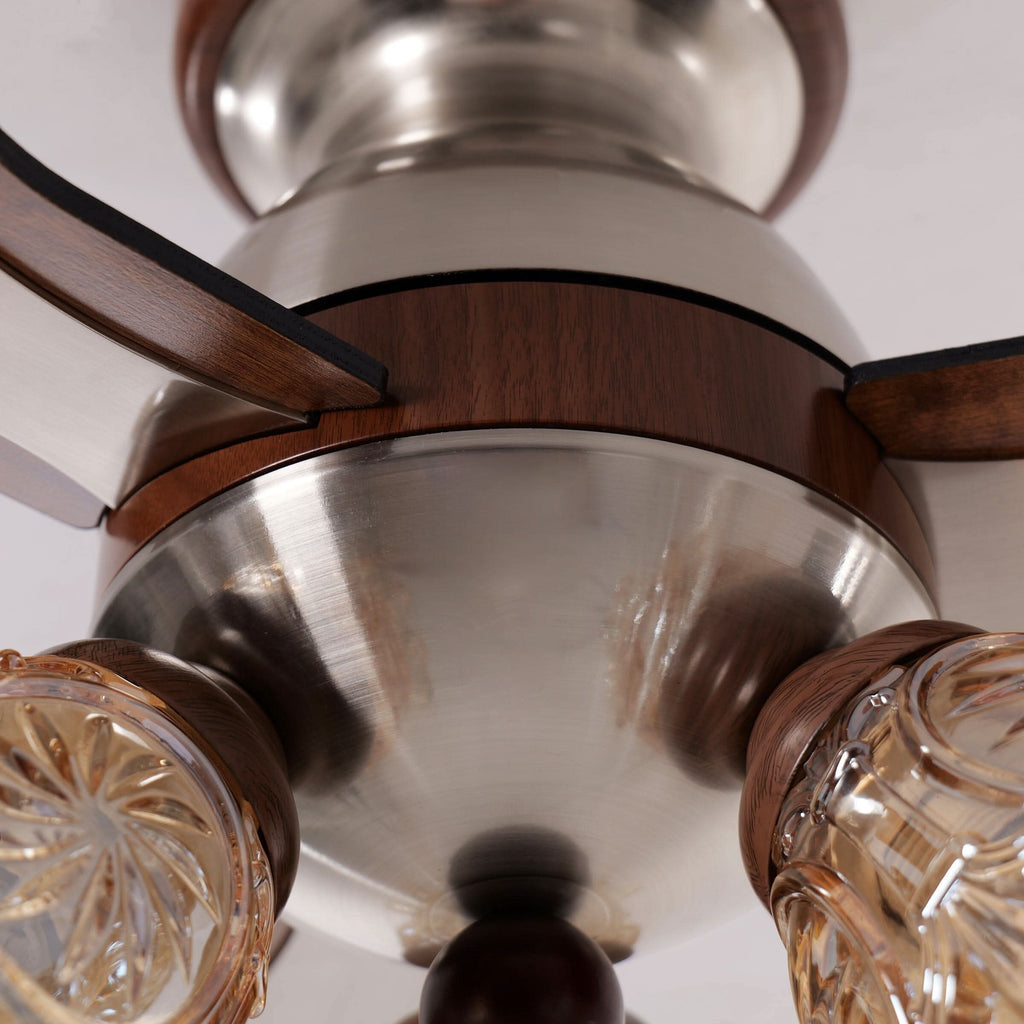 Lightsin 36 Inch Ceiling Fan with Reversible Motor and Timer