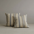 ‍Cottonfy Square Exclusive Design Cushion in Sky Blue Striped Cotton Linen, 45*45CM (100% off)