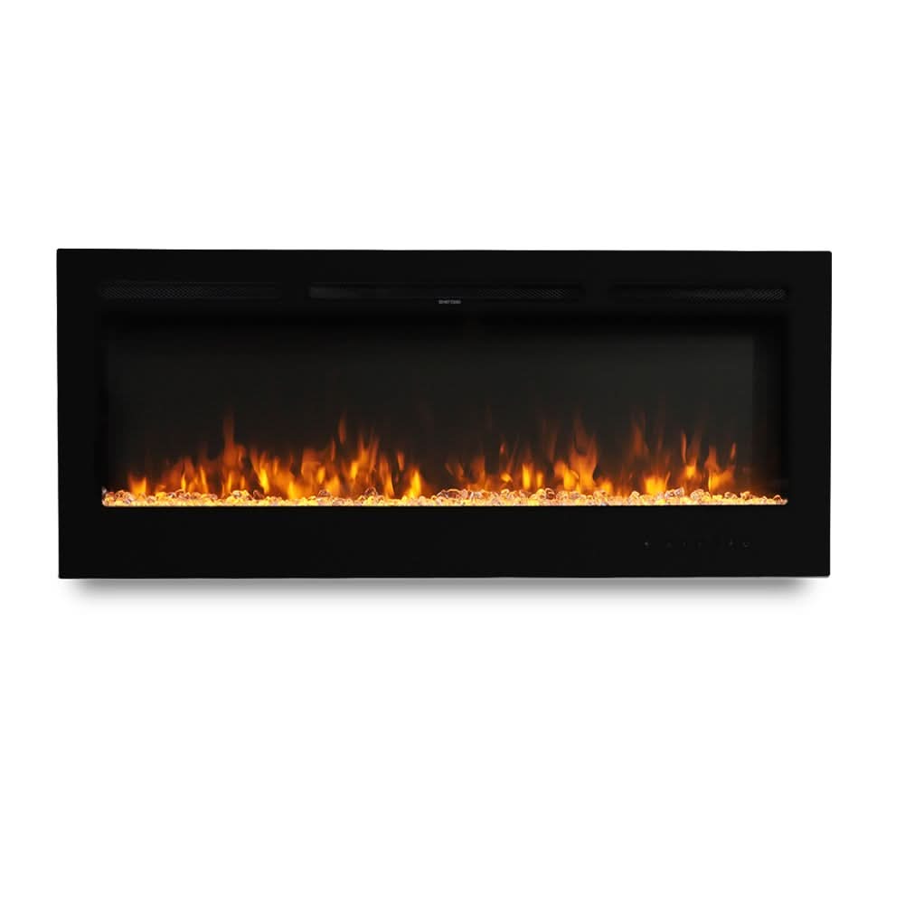 40 Inch Inset Fireplaces 5120 BTU Wall-Mounted Electric Fireplace 9 LED Flame Colours