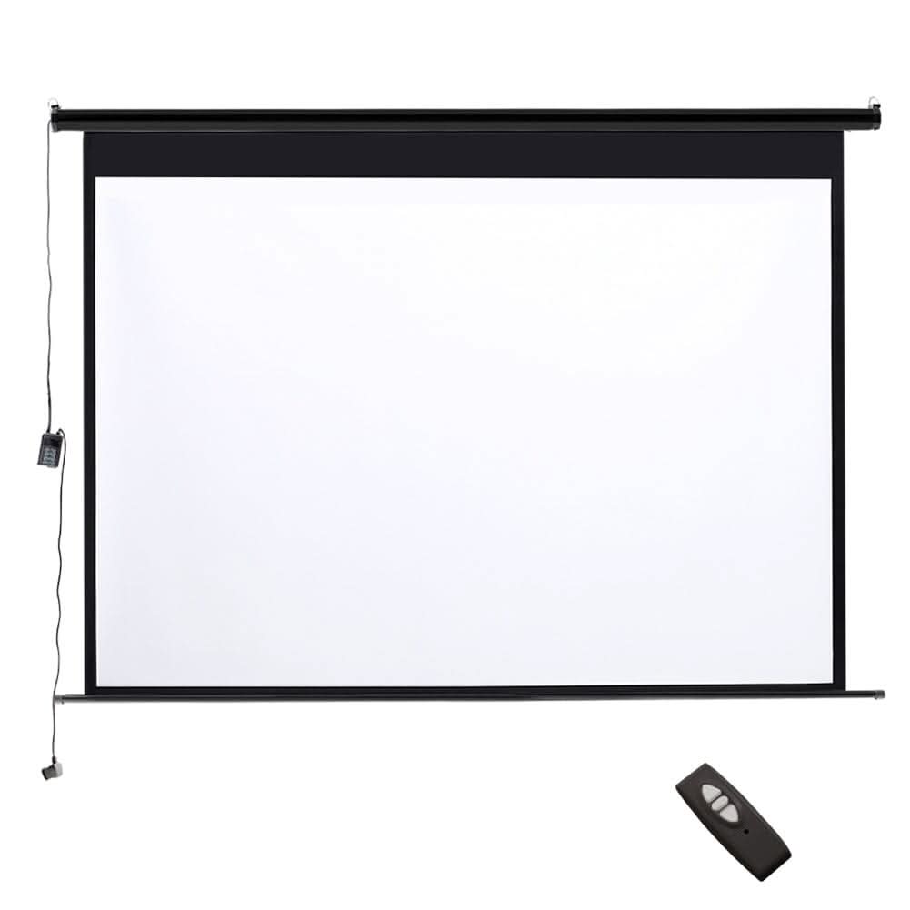 Motorized Electric Projector Screen with Remote Control