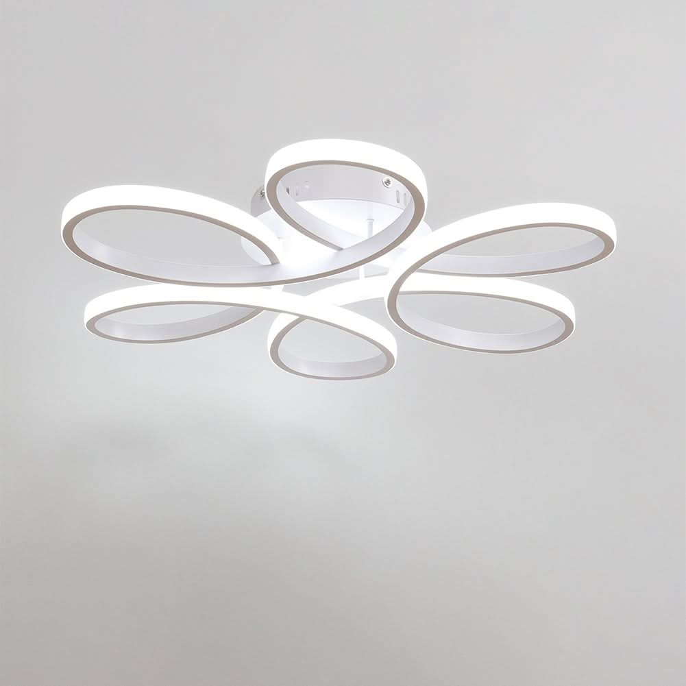 Floral Shape 6 Rings LED Ceiling Light Non-Dimmable