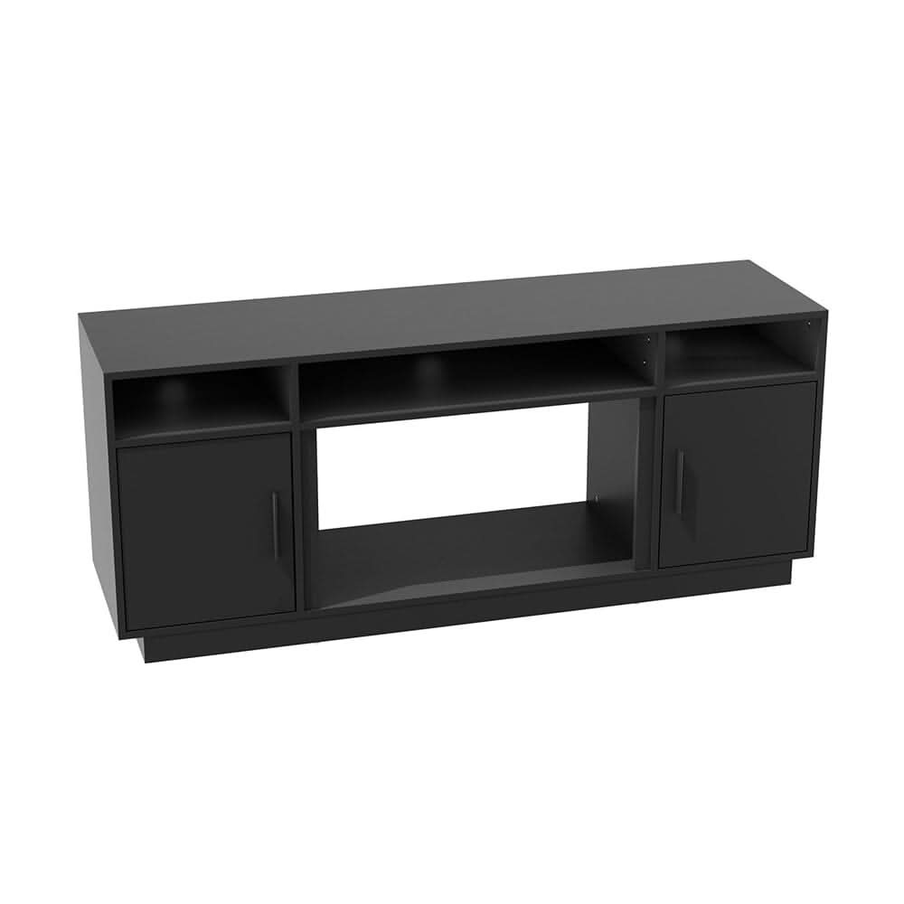 30Inch Electric Fireplace TV Stand | Large Media Cabinet