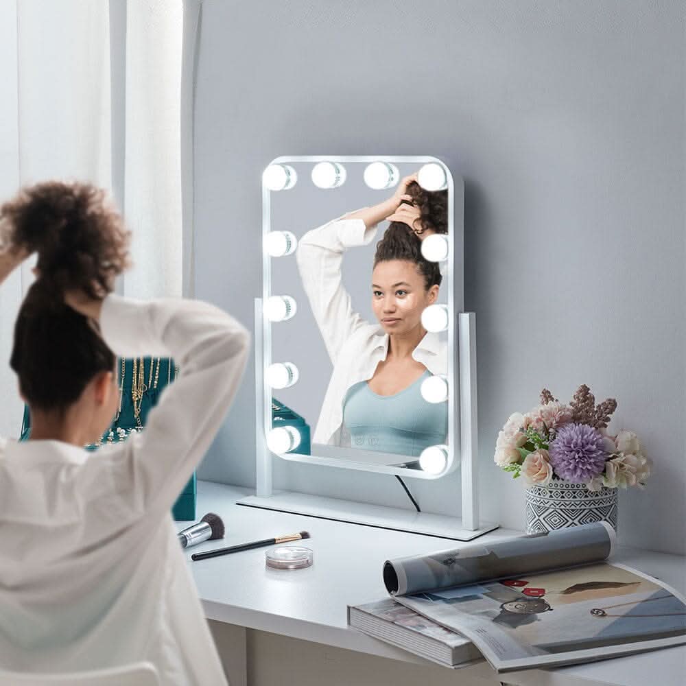 Hollywood Vanity Makeup Mirror with 12 Bulbs