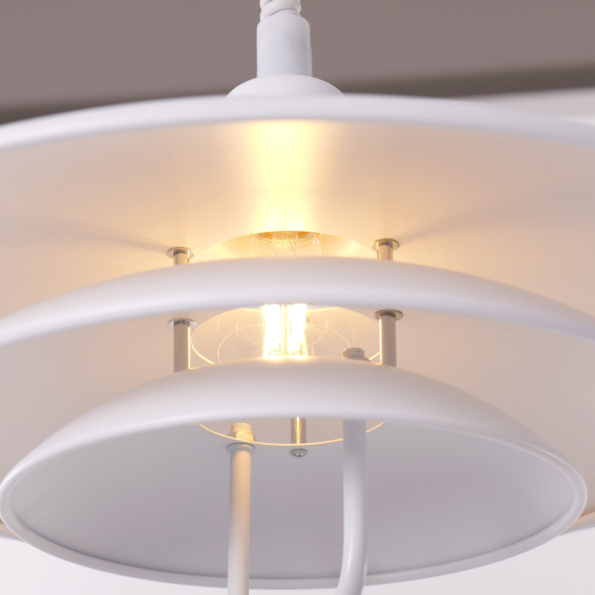 White Modern Minimalist Pendant Light