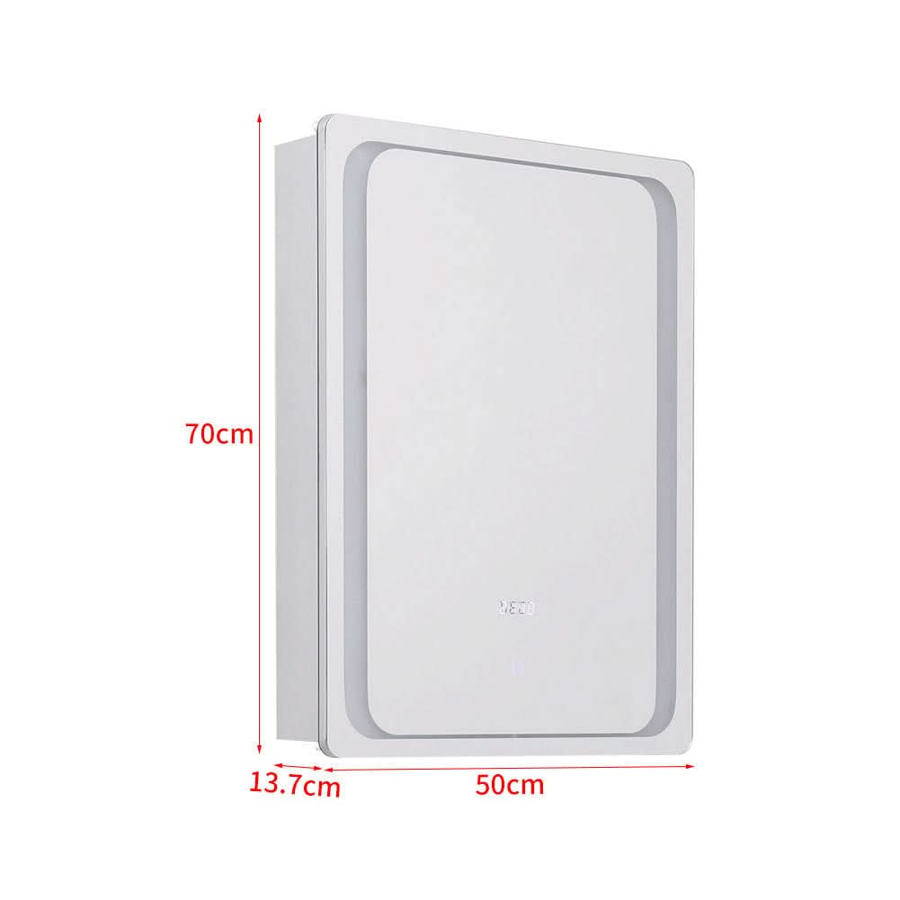 27x20inch LED Illuminated Mirror Cabinet with Sensor Switch