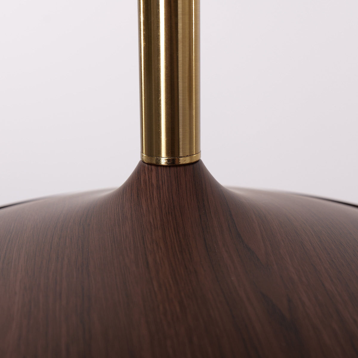 Walnut Double Pendant Light | Linear E27 Ceiling Lamp