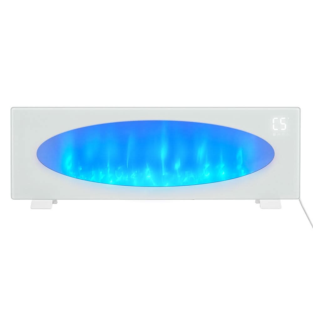 42 Inch Freestanding Electric Fireplace 2000W 7 Vibrant Colours