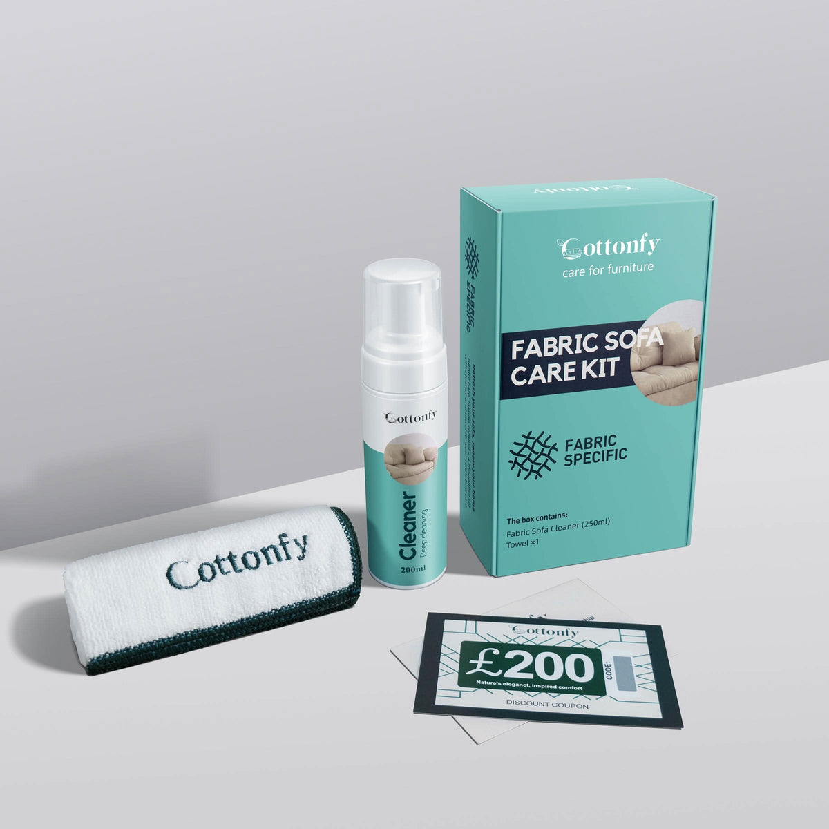 Cottonfy Fabric Sofa Care Cleaning Kit