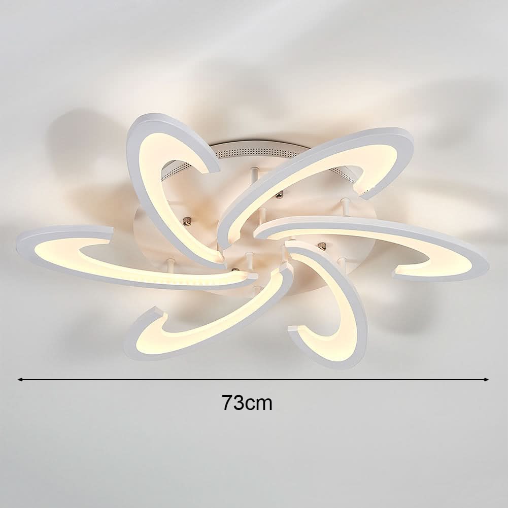 73cm Dia. Modern LED Ceiling Light Acrylic Petal Pendant Lights