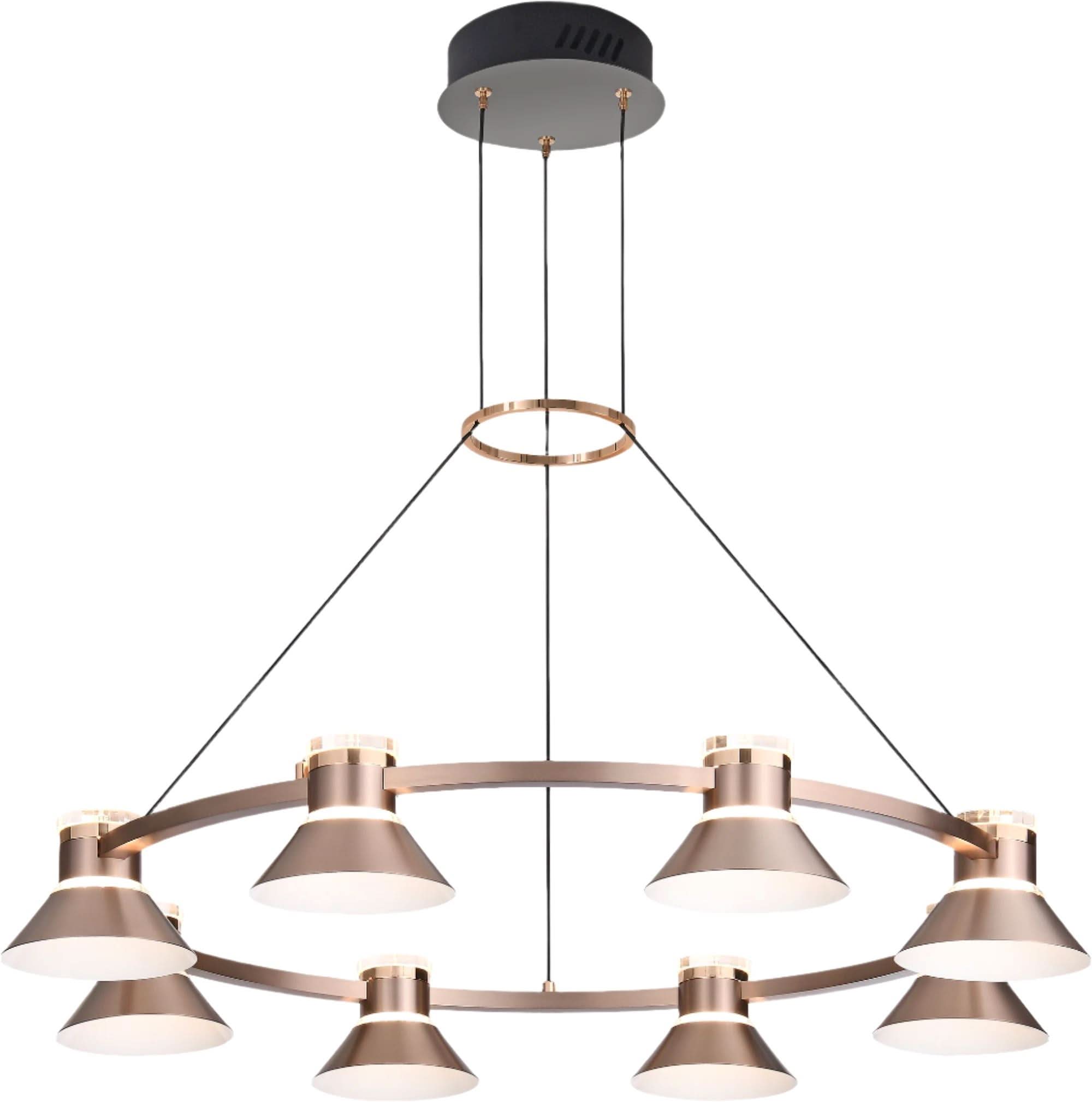 Lightsin Modern Aluminum LED Pendant Light with 3-Colour Changing