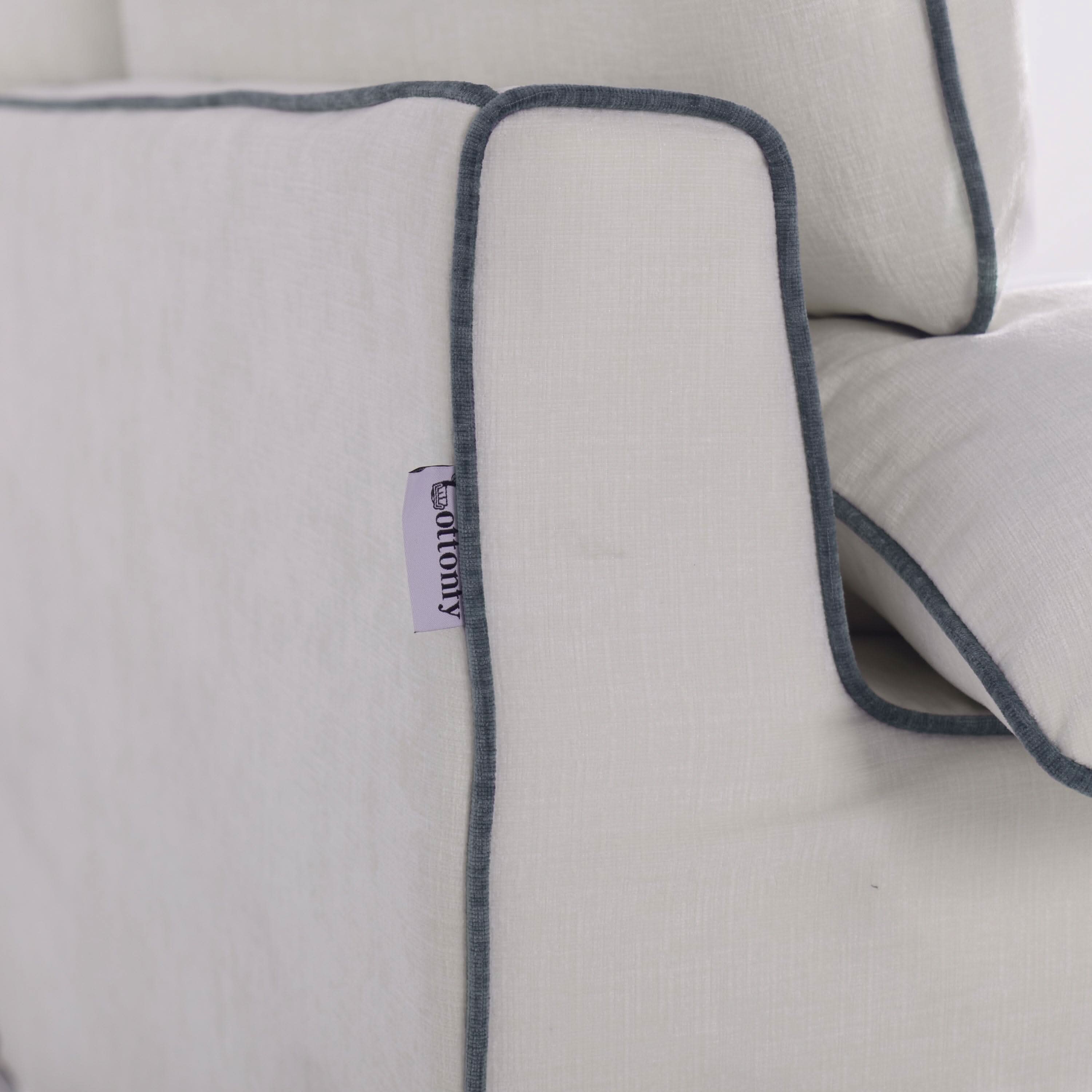 Cottonfy Stylish Lambswool Sofa with Detachable Design