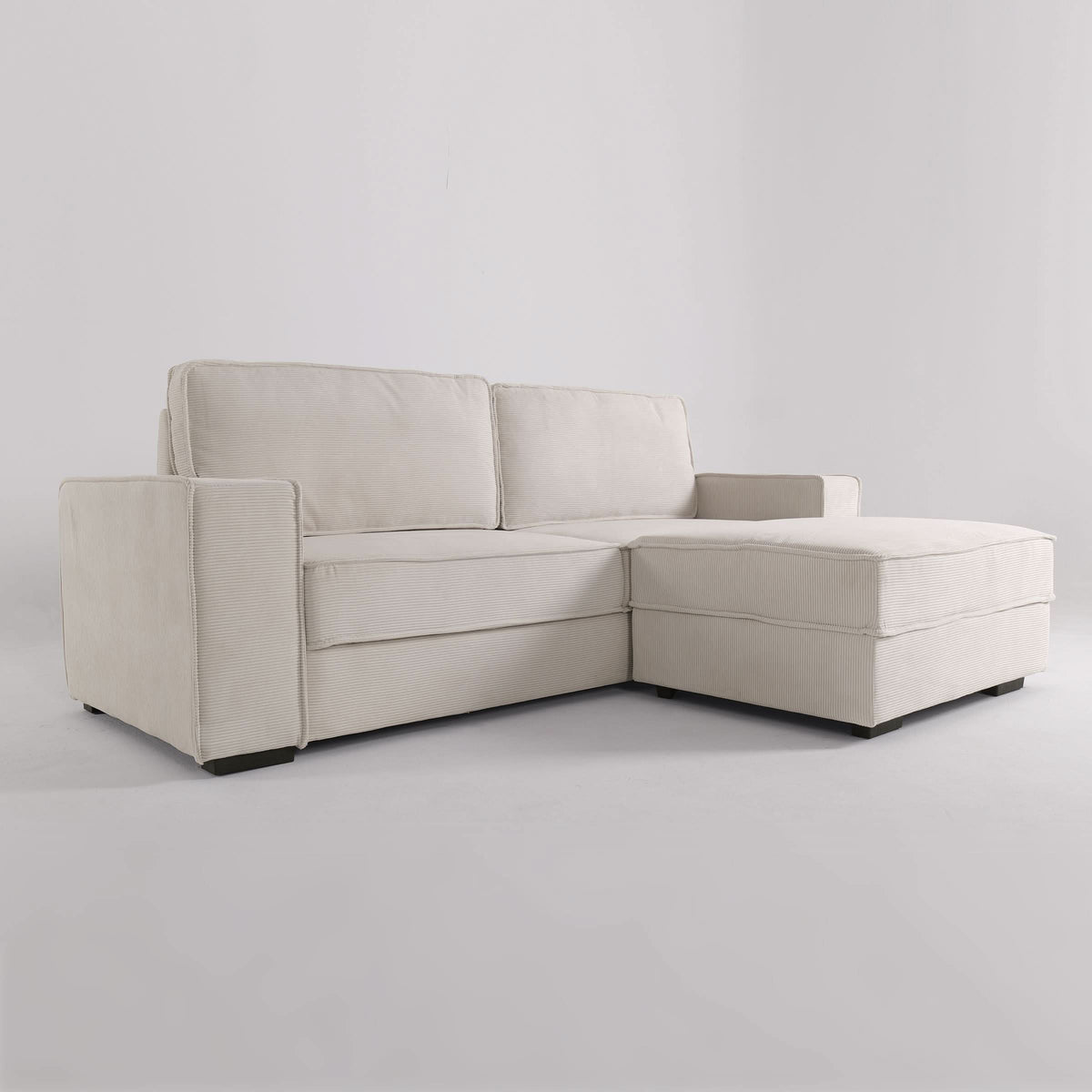 Comfort Sofa and Ottoman Set with Footstool Plastic Legs
