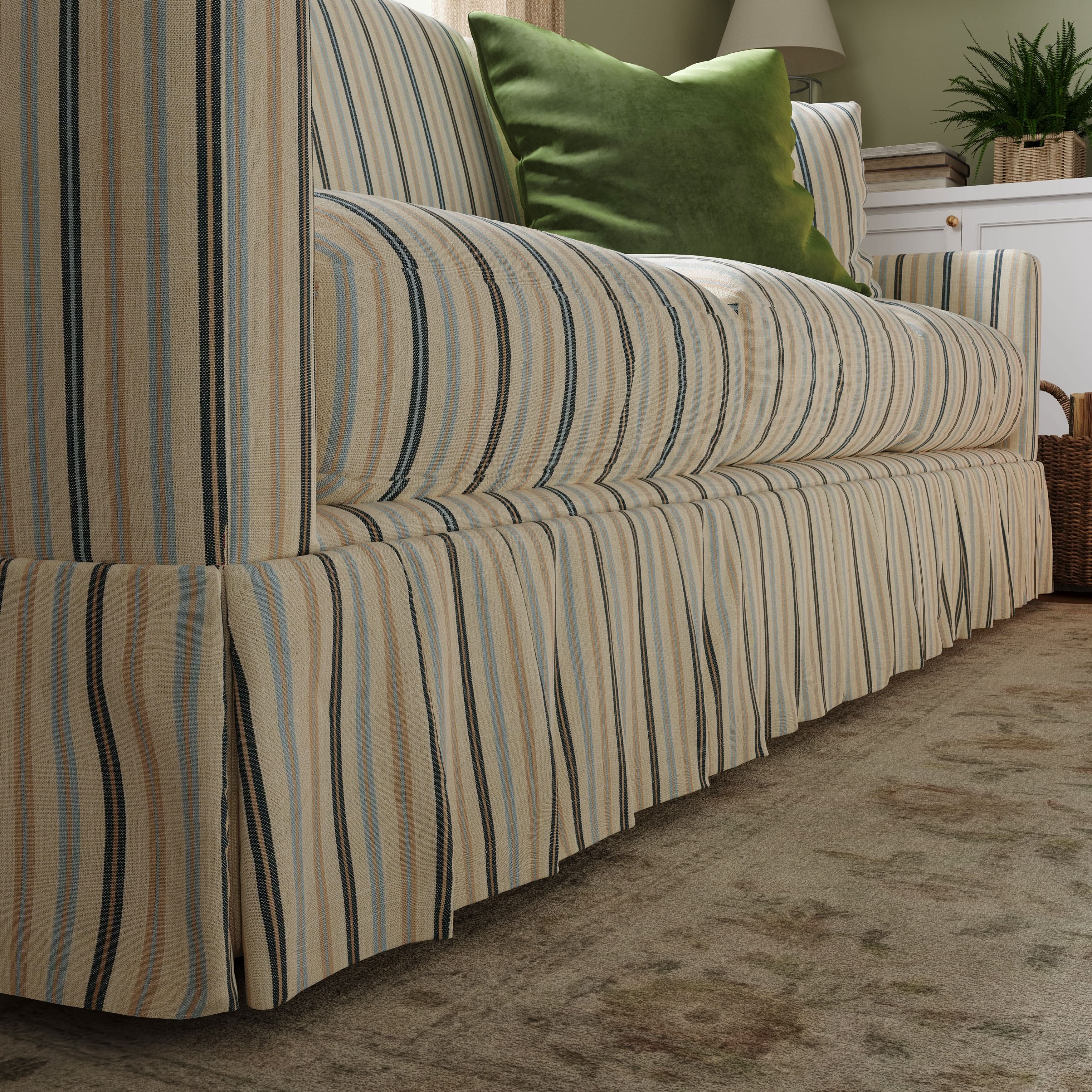 Cottonfy Country Check Sofa with Removable Skirted Covers