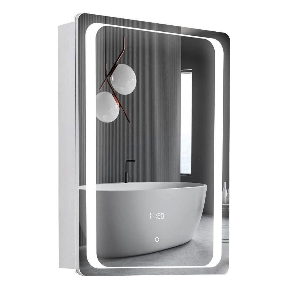 27x20inch LED Illuminated Mirror Cabinet with Sensor Switch