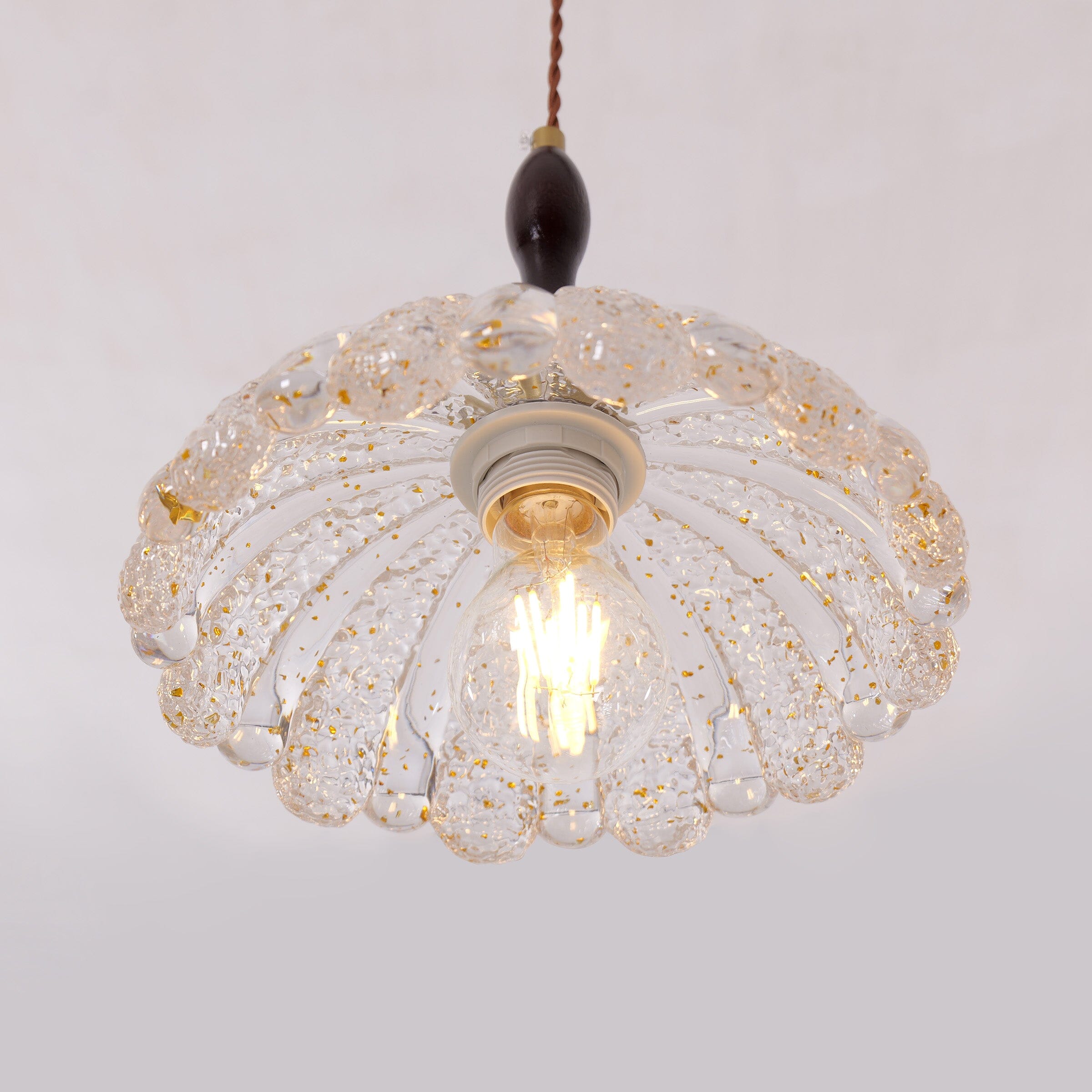 3-Light Walnut Resin Mini Pendant Light | Adjustable Bar Ceiling Lamp