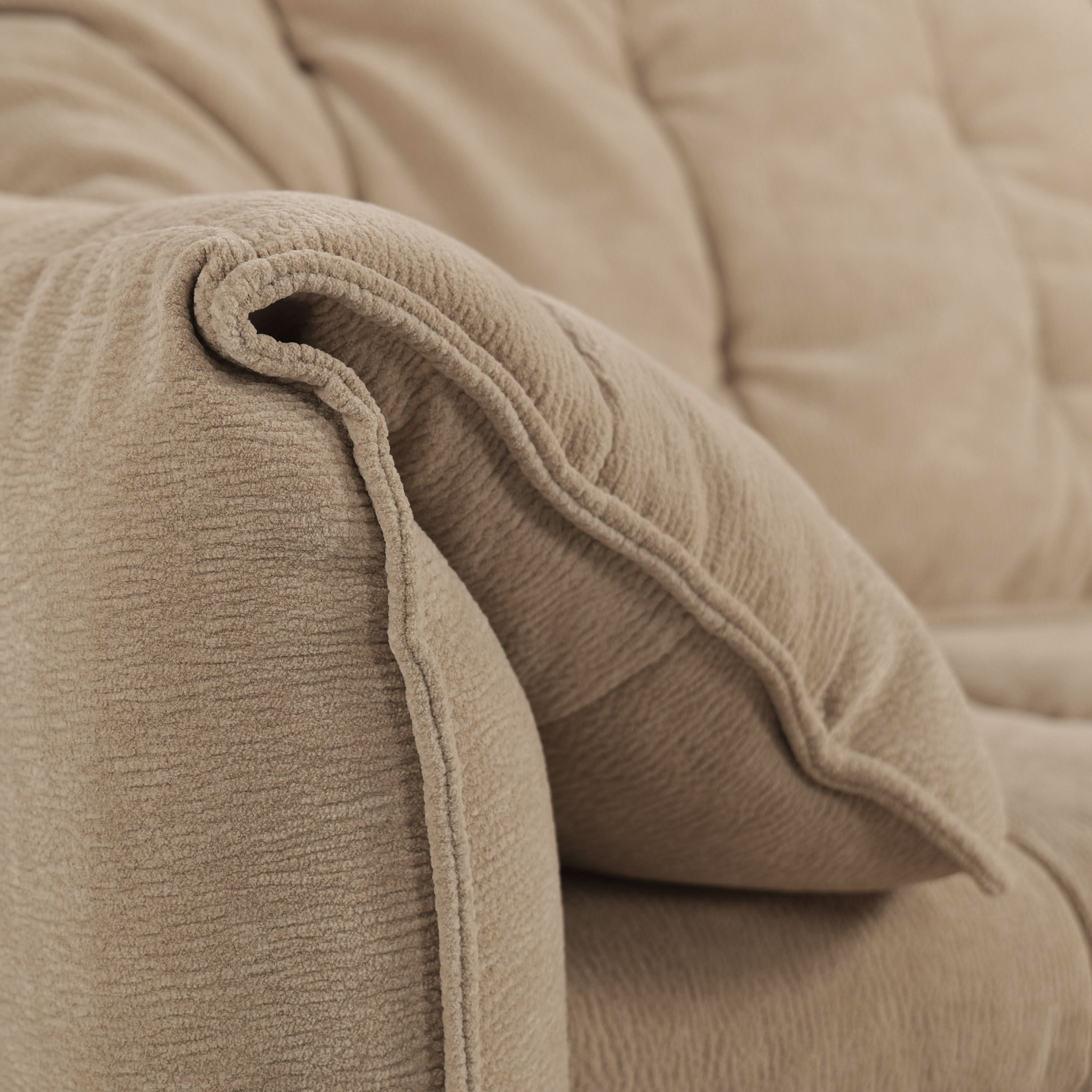 Cottonfy Upgraded Cloud Chenille Skin Friendly Sofa Bed with Storage