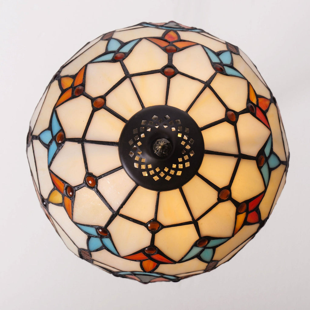 Lightsion Tiffany Table Lamp | Handcrafted Stained Glass Butterfly Series
