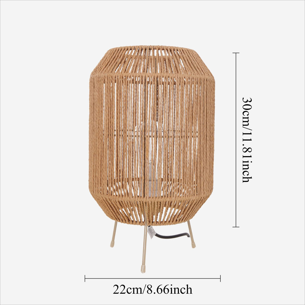 Lightsin Handcrafted Paper Rope Table Lamp Perfect for Living Rooms
