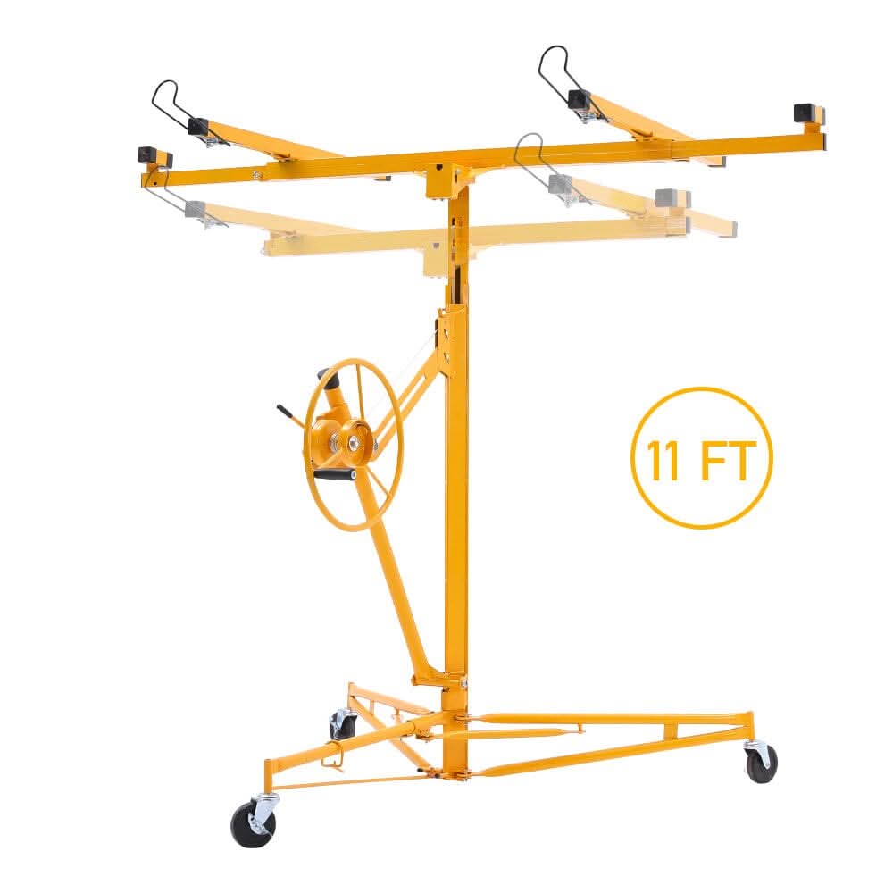 11 ft Drywall Panel Hoist  Lifter with Convenient Design and Easy Assembly