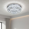 Double Tier Round Crystal Celling Light