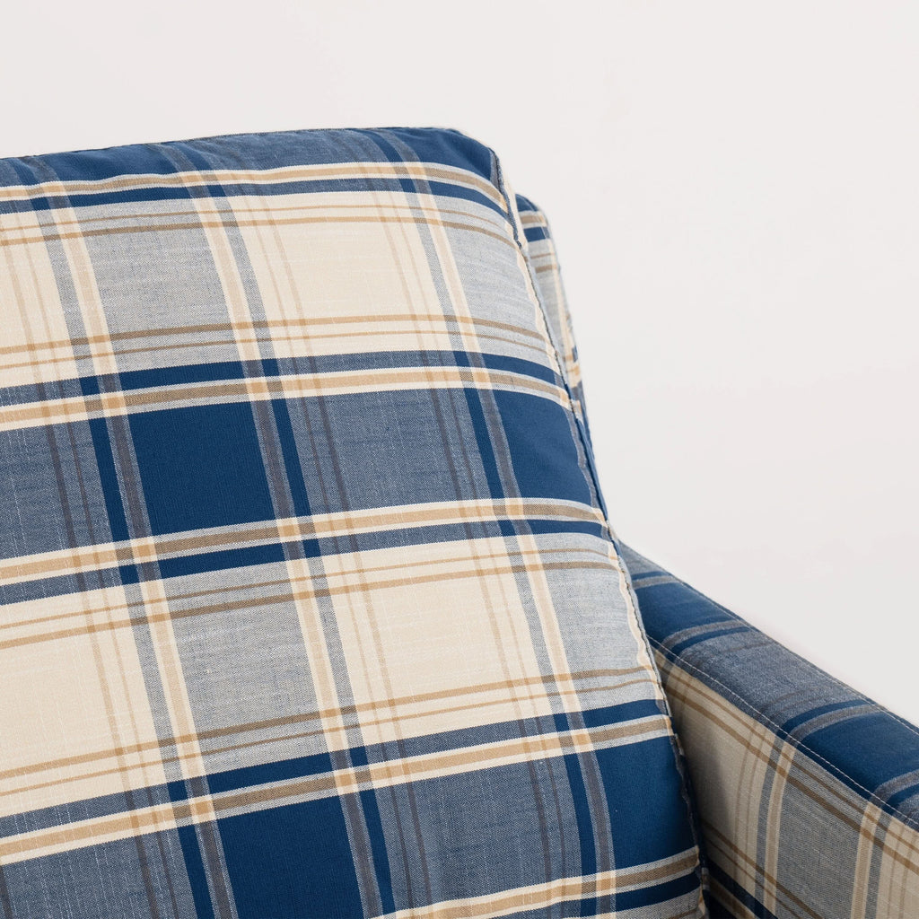 Cottonfy Minimalist Stylish Detachable Striped and Checkered Pattern Sofa