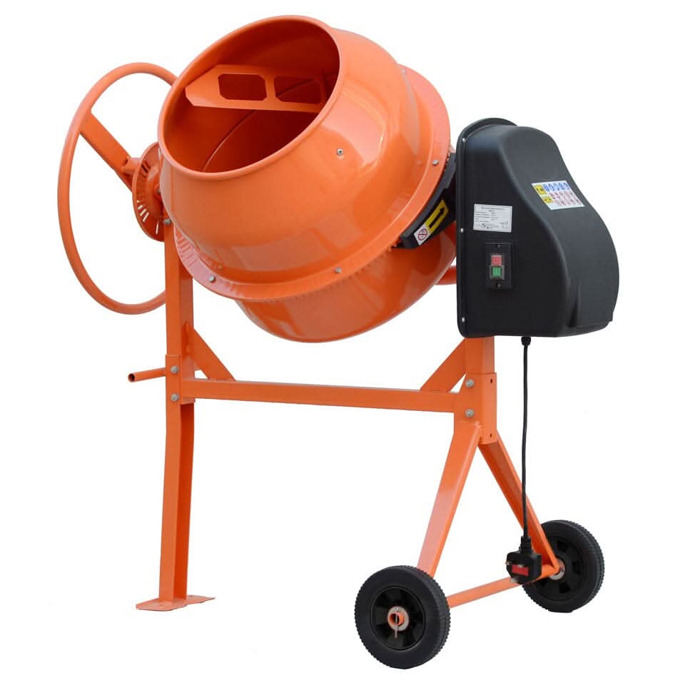 Durable and Versatile Cement Mixer with Easy Movement