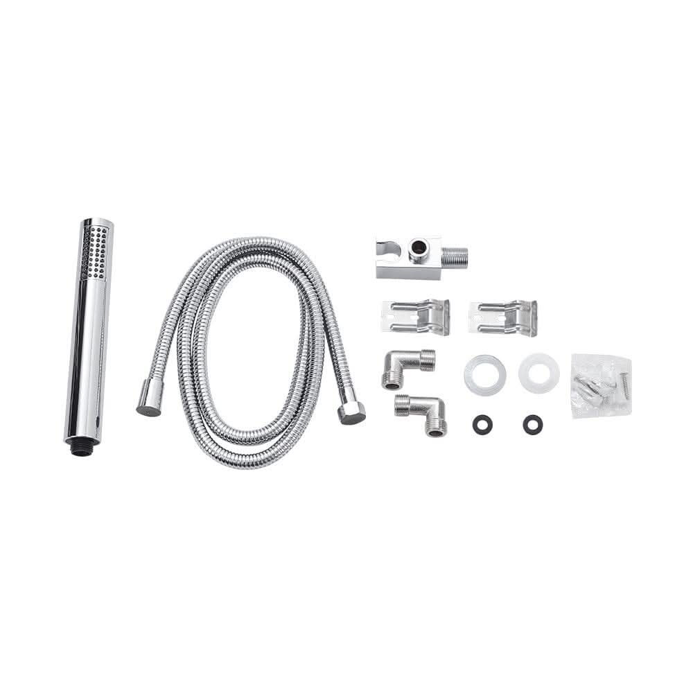Bathroom Silver Stainless Steel Shower Tower Panel