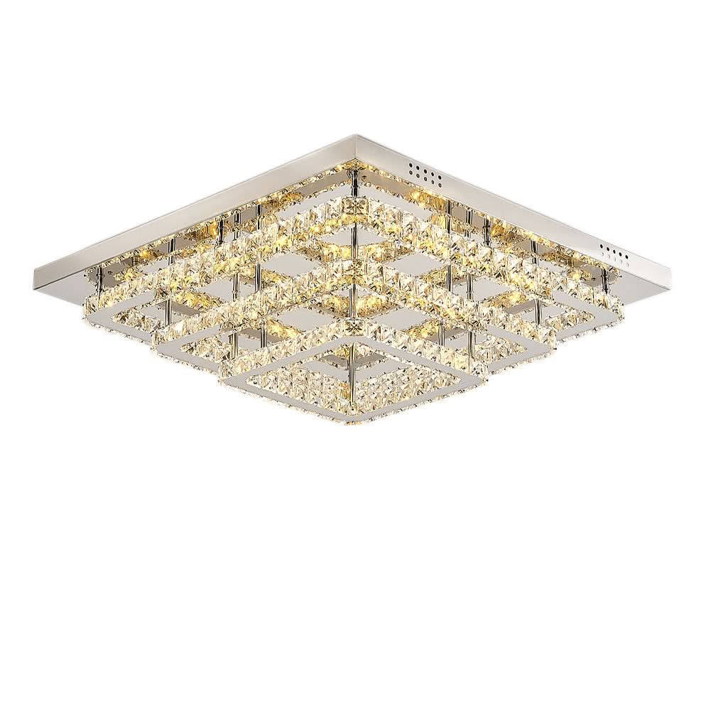 60cm Wide 86W LED Crystal Ceiling Lights Pendant Chandelier Lamp