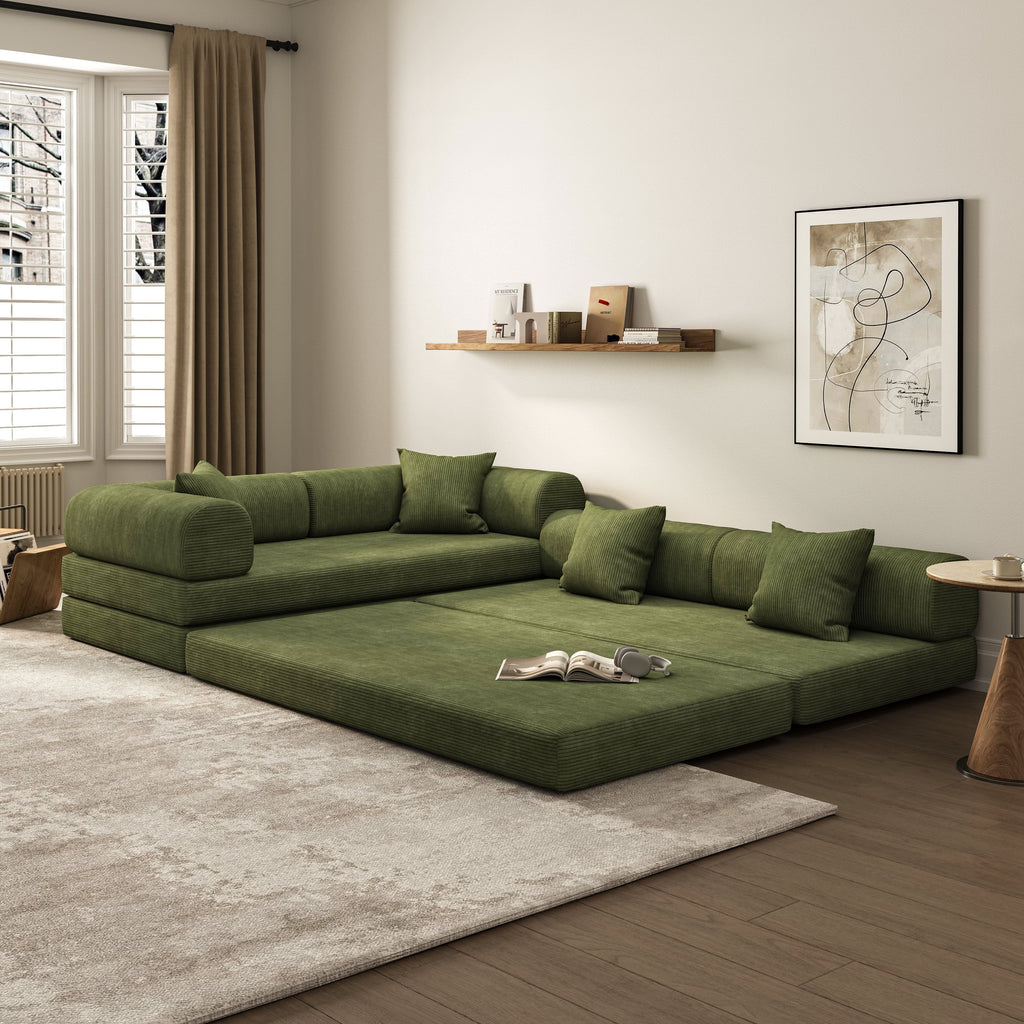 Cottonfy Matcha Toast Sofa Bed