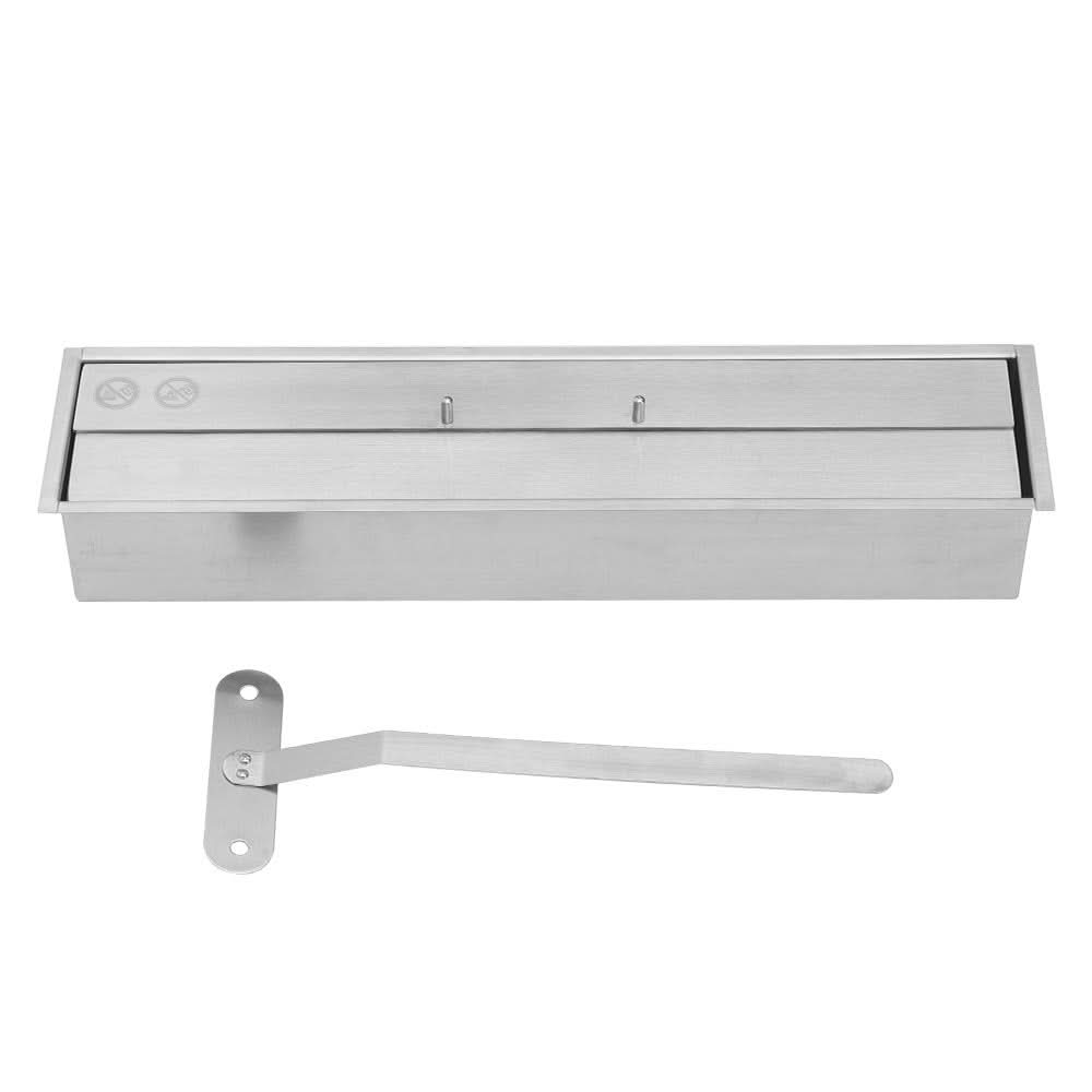 45 inch Silver Wall Mount Fireplaces Steel Stainless Indoors Bio-Ethanol Fireplaces